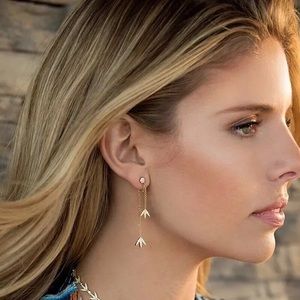 APM leaf earning 925 silver